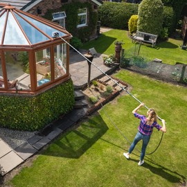 Darlac All Round Soft Brush Head – Interchangeable Cleaning Brush Head for Swop Top Telescopic Handle – Side Bristles and Triple Surface Face for Maximum Cleaning Coverage