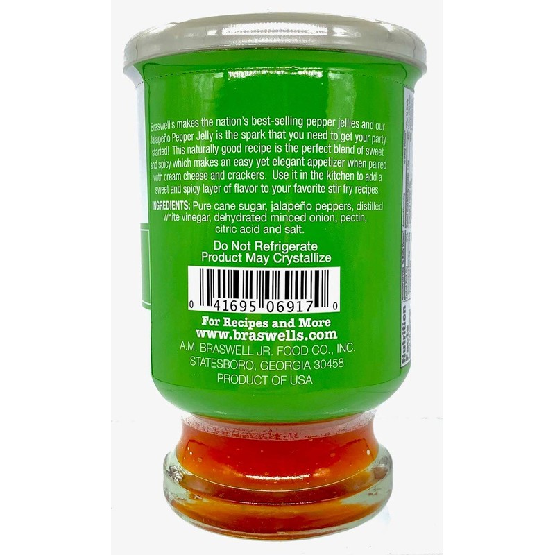 Braswell's Country Classic Jalapeno Pepper Jelly 11 oz.