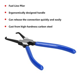 QANYEGN 7 Inch Fuel Line Pliers, Fuel Filter Calipers, High Carbon Steel Hose Clamps, Hose Clamps for Removing and Installing Automotive Hose Fittings