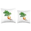 Jicama Vegetable Lover Funny Design Throw Pillow