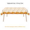 ALLY-MAGIC Thanksgiving Table Cloth, Autumn Table Cloth Plastic Rectangular Plastic