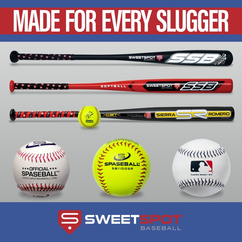 SweetSpot Senior 34 | Plastic Bat and Ball Combo Set