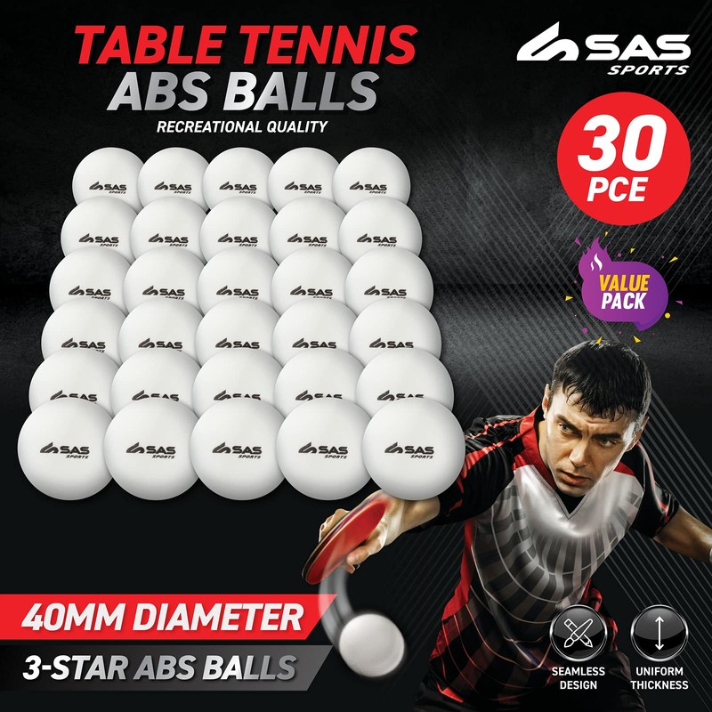 Sport Artwork Table Tennis Ball (Pack of 15), 40 mm