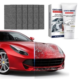 Huotwoe Nano Sparkle Cloth Car Scratch Remover 6PCS, Multi-Purpose Nano Magic Cloth Easily Removes Light Scratches, Swirls, and Water Spots, Car Scratch Repair Kit for All Vehicle Colors