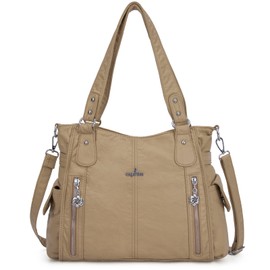 Zocai Women's Handbag, Elegant Large Shoulder Bag for Office, School, Shopping - -