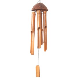 Bamboo Wind Chime with Coconut (30) Wind Chime Outdoor Balcony Garden Wind Chime Hanging Wind Chime