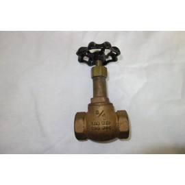 HAMMOND IB440 125 WSP 200 WOG 3/4" Brass Gate Valve - New NOS