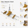 Wooden Door Lock Mortising Jig for Installation – Adjustable Hole