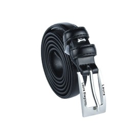 Biagiotti Women's Genuine Leather Thin Belt with Box, Black 2 cm