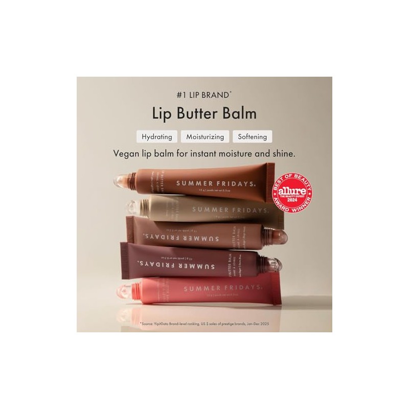Summer Fridays Lip Butter Balm Edición Limitada, Tono Toasted Marshmallow,
