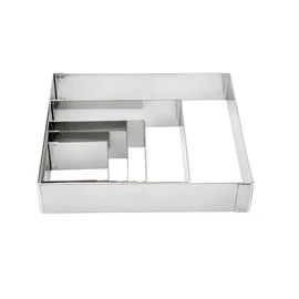 Lacor 68460 Kuchen/Ausstechformen, vierecking 6 x 6 cm