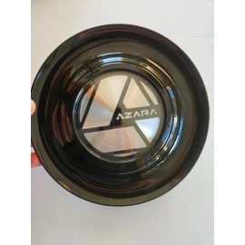 Azara wheel floating center cap big cap xl cap LARGE SIZE NEW 183MM gloss black