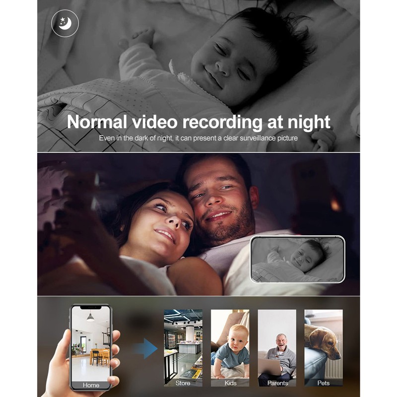 Home Surveillance Camera Smart Remote HD 1080P Motion Detection Infrared