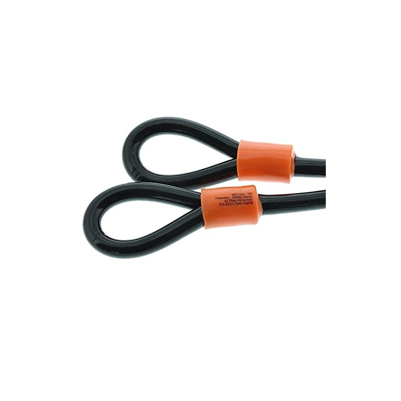 BURG-WÄCHTER safety cable, with 2 eyelets, length: 2.5 m, for