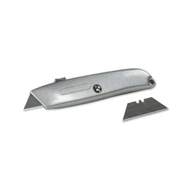 Deluxe Steel Retractable Utility Knife, Ea