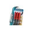 Promax Ultra fine 0.5 Signature Pen, Red Ink, 3 pack