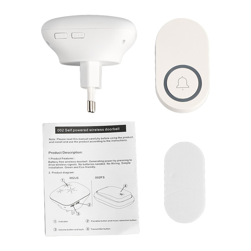 Wireless Doorbell Home Button Cell Wireless Doorbell Long Distance The