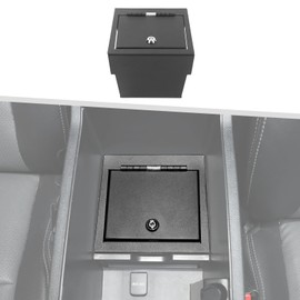 Jimen Fit for Toyota 4Runner 2010-2023, Locking Center Console Armrest Safe Storage Box