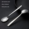 Dessert Spoons Set of 6 Small Spoons Espresso Spoon Ice