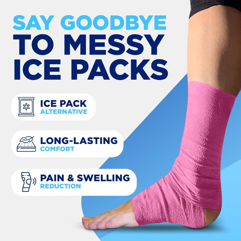ICEE Tape – Self-Adhering Compression Wrap, Instant Cooling Sensation, No