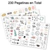 HAKUKU 230 Pegatinas Impermeables para Bodas, Nuestras Pegatinas de Elemento