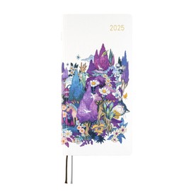 Almost Daily Notebook, 2025 Weeks, Masamune Kusano x Junaida, Purple Night, Begins in April, Weekly Notebook, Weekly Left, Slim Vertical