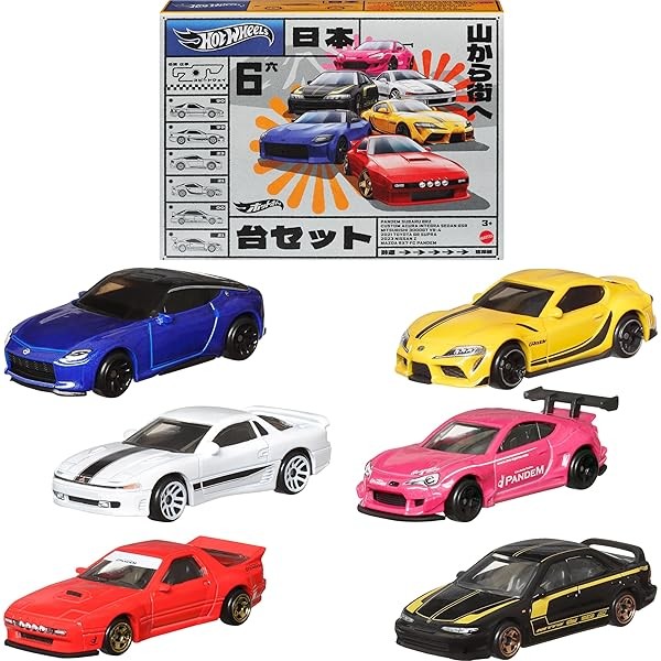 Hot Wheels Car Culture Premium Toy Car 6-Pack, Set of