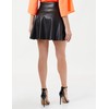 Noisy may Women's Nmandy Pu Hw Flared Skirt WVN Noos