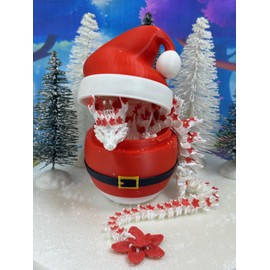 3D Printed Cherry Blossom Dragon, 12" Articulated White and Red Cherry Blossom Dragon, Home Decor Executive Desk Toys,Fidget Toys for Autism/ADHD D054-SE