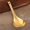 Serving Spoon Glossy Thickened Brass Gold Serving Spoons Soup Spoons