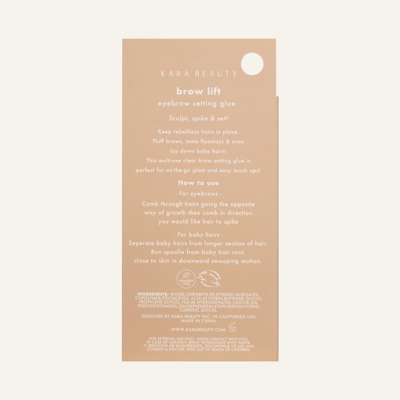 Kara Beauty Brow Lift - Clear Eyebrow Gel for Laminated