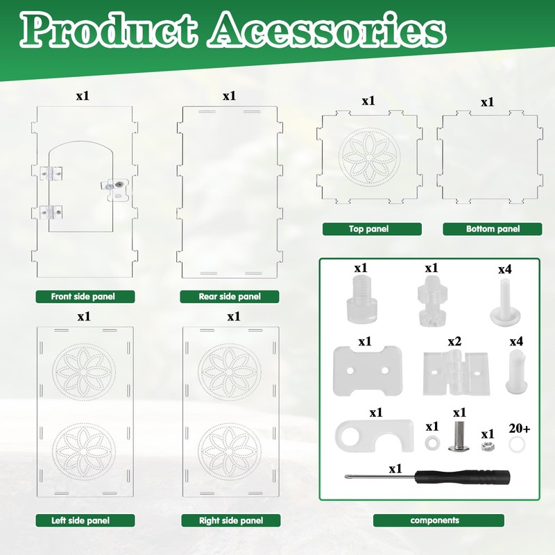 30 x 20 x 15 cm Jumping Spider Run Accessories