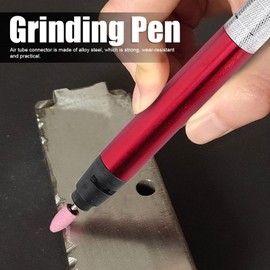 Pneumatic Grinding Machine Set, 65000 rpm Pneumatic Rod Sander, Pneumatic Portable Pencil Grinder, Air Wind Pen 90i/min for DIY Grinding, Power Grinders