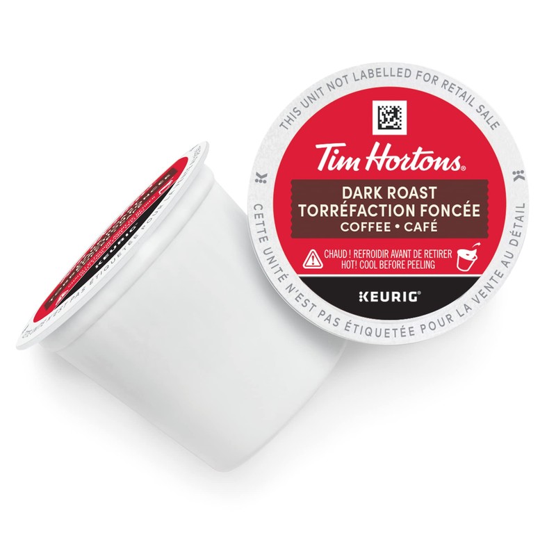 Tim Hortons Dark Roast Coffee, Single Serve Keurig K-Cup Pods,