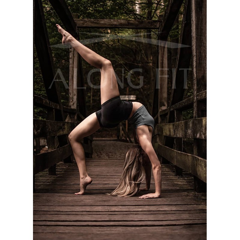ALONG FIT Yoga Shorts for Women High Waisted Biker Shorts