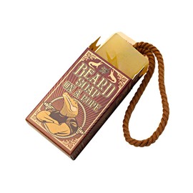HEY JOE! Beard Soap on Rope | Beard Soap for Men with Lemon and Thyme Fragrance - Solid Beard Shampoo for Men 150 ml