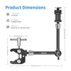 NEEWER Improved Super Clamp and 11 Inch Magic Arm Compatible