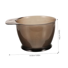 NOLITOY 1 Set Hair Dye Bowl and Brush Kit Professional Hair Coloring Tools Set with Mixing Bowl Flexible Bristles for Even Application Reusable and Easy to Clean