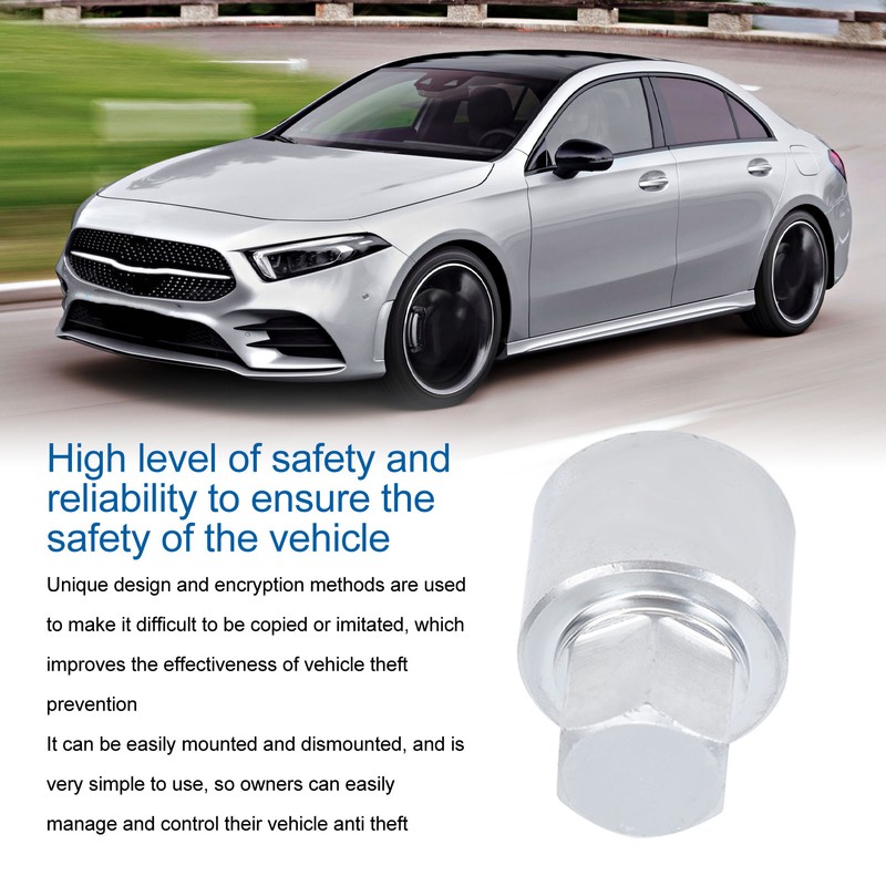 Wheel Locking Nut Key Anti Theft Wheel Lock Lug Nut