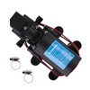 Aimela 12V DC Fresh Water Pump with 2 Hose Clamps,Self