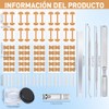 LUSCOR Kit Para Uñas Enterradas,Professional Ingrown Toenail Set,Pegatinas Para Uñas,