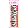 Dream World Ponytail Holder 16 MM Bead Assorted Shades of