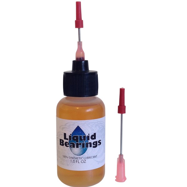 Liquid Bearings, 100%-synthetic oil for all HO scale slot cars, makes cars faster!!