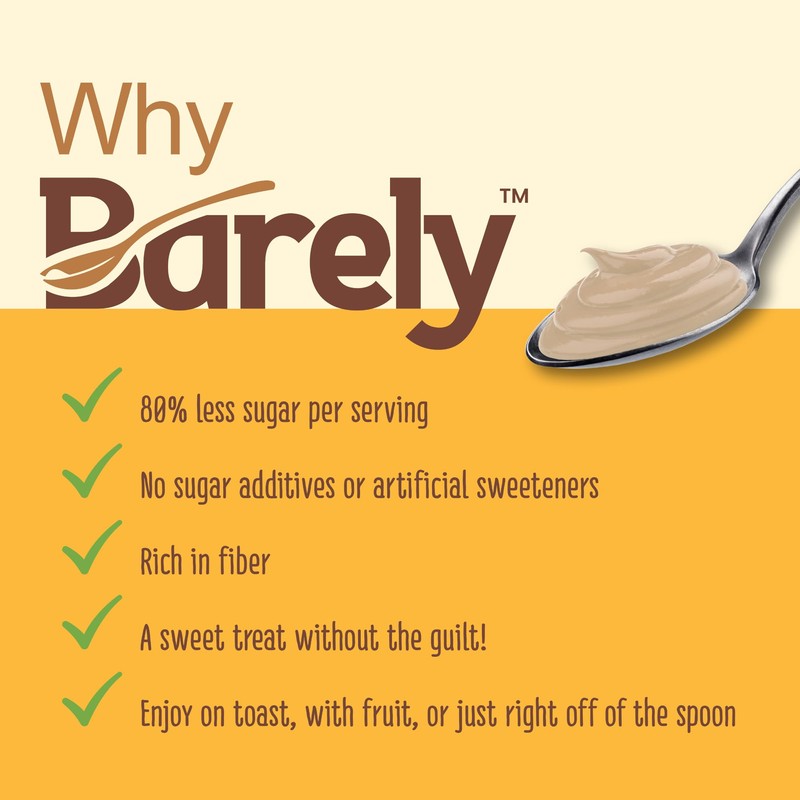 Sweet Mediterranean Sesame Spread by Barely, Low Sugar & No