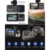 WAVANCKY 3 Channel Dash Cam Front and Rear Inside for