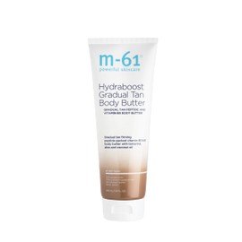 m-61 Hydraboost Gradual Tan Body Butter | Unscented, Hydrating, Firming Body Lotion For A Streak-Free, Self-Tan Glow. Formulated With Vitamin E, Aloe, and Coconut Oil - 7.8 Fl Oz