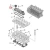 VOBOR Engine Valve Rocker Cover, Cylinder Head Valve Cover, Engine