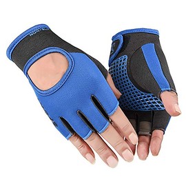 Anti-skid Gel Pad Fitness Gloves GYM Training Gripper Gloves Callus Guard Workout Yoga Weight Lifting Running Half Finger Cycling Gloves Summer Driving Gloves Camping Mountain Road Bike Mittens