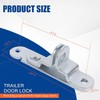 Fuoequl Trailer Hasp Bolt Kit for Trailer Cam Action Hasp