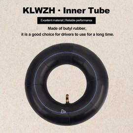 KLWZH 4.10/3.50-5 Inner Tube with TR-87 Bent Valve Stem for Mowers, Wheelbarrows, Hand Trucks